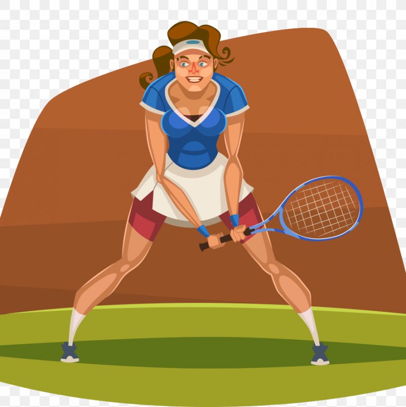 Cartoon Tennis Clip Art, PNG, 904x907px, Cartoon, Arm, Ball, Ball Game, Baseball Equipment Download Free