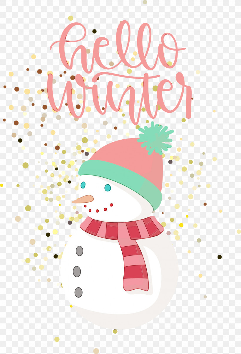 Christmas Day, PNG, 2042x3000px, Hello Winter, Cartoon, Christmas Day, Christmas Ornament, Christmas Ornament M Download Free