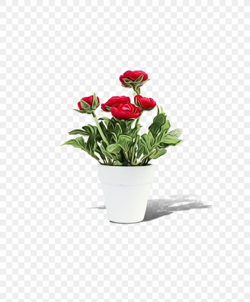 Flower Flowerpot Plant Red Cut Flowers, PNG, 967x1168px, Watercolor, Anthurium, Cut Flowers, Flower, Flowerpot Download Free