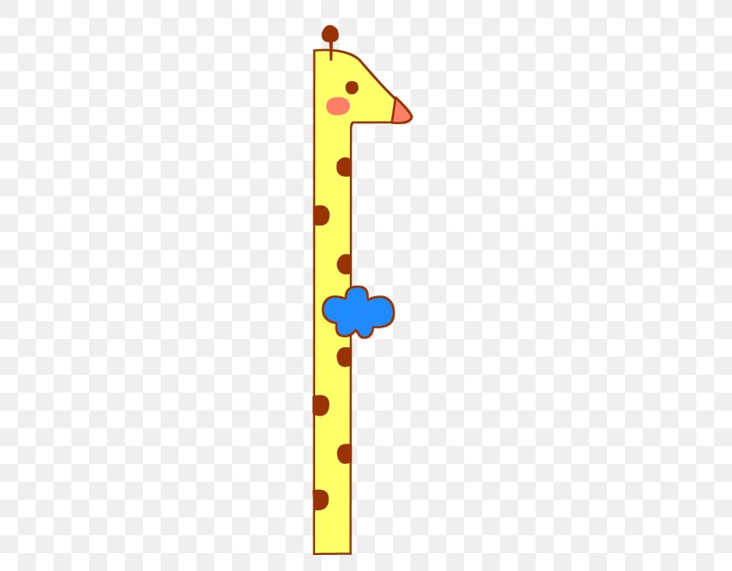 Giraffe Cartoon Yellow Illustration, PNG, 640x640px, Giraffe, Area, Cartoon, Giraffidae, Point Download Free