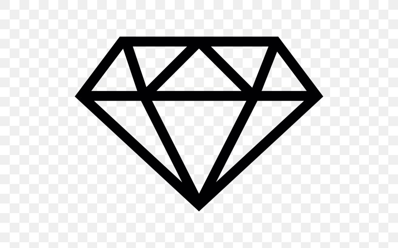 Drawing Diamond Clip Art, PNG, 512x512px, Drawing, Area, Art, Black, Black And White Download Free