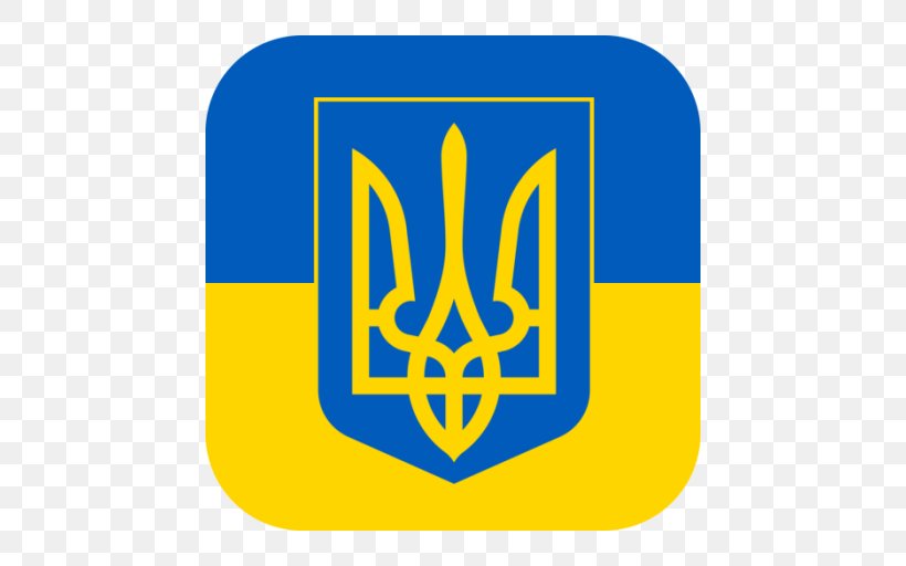 Flag Of Ukraine Coat Of Arms Of Ukraine Ukrainian State, PNG, 512x512px, Flag Of Ukraine, Area, Brand, Coat Of Arms Of Ukraine, Cossack Hetmanate Download Free