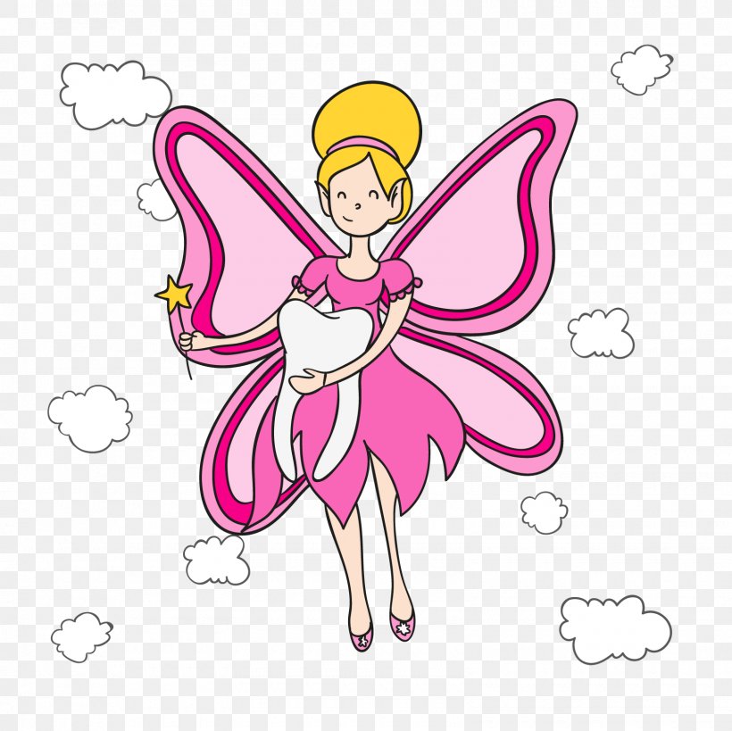 Tooth Fairy Child, PNG, 1600x1600px, Tooth Fairy, Butterfly, Cartoon, Child, Fairy Download Free