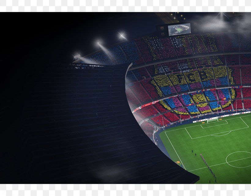 FIFA 14 FC Barcelona Camp Nou PlayStation 3 PlayStation 2, PNG, 1024x798px, Fifa 14, Atmosphere, Brand, Camp Nou, Ea Sports Download Free