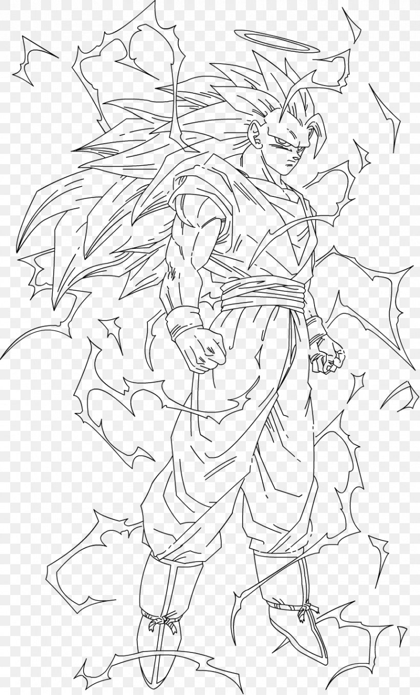 Goku Trunks Gohan Dragon Ball Heroes Super Saiyan, PNG, 860x1422px, Goku, Artwork, Black And White, Costume Design, Dragon Ball Download Free
