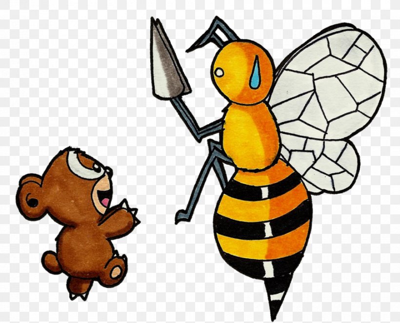 Honey Bee Cartoon Clip Art, PNG, 900x728px, Honey Bee, Animal, Animal Figure, Artwork, Bee Download Free