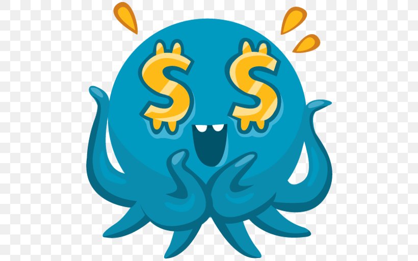 Octopus Sticker Telegram Otto GmbH Clip Art, PNG, 512x512px, Octopus, Application Programming Interface, Artwork, Birthday, Cartoon Download Free