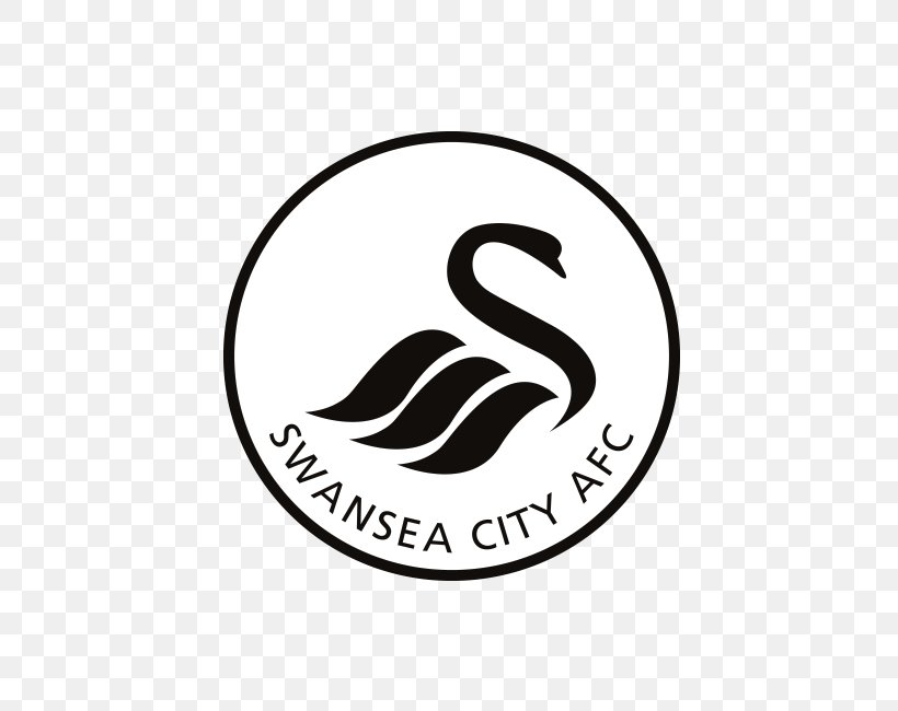 Swansea City A.F.C. Logo Brand Font, PNG, 650x650px, Swansea, Animal, Area, Black, Black And White Download Free
