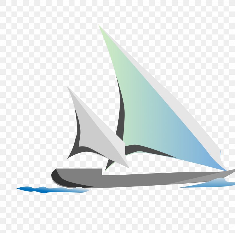 Vector Blue Smooth Sailing, PNG, 2314x2290px, Sailing Ship, Cartoon, Fin, Fish, Sailboat Download Free