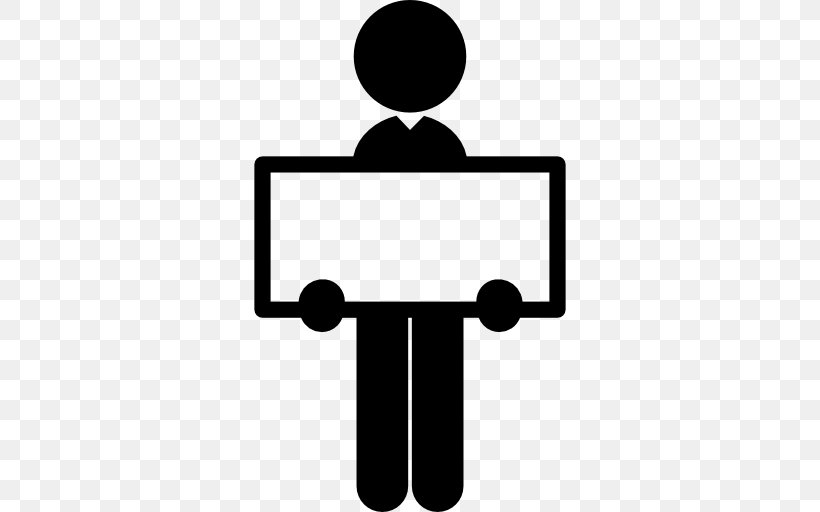Cartoon Billboard, PNG, 512x512px, Dryerase Boards, Black And White, Businessperson, Sign, Silhouette Download Free