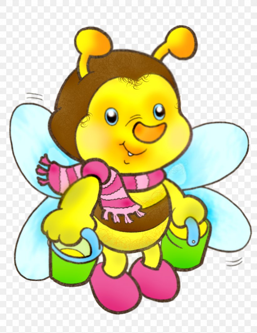 Honey Bee Drawing Clip Art, PNG, 1367x1772px, Honey Bee, Art, Bee, Cartoon, Coloring Book Download Free