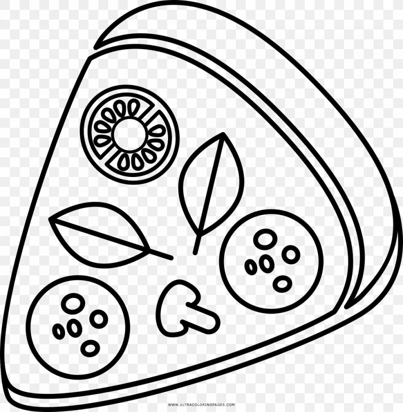 Pizza Italian Cuisine Drawing Coloring Book, PNG, 1000x1022px, Pizza, Area, Art, Black And White, Book Download Free
