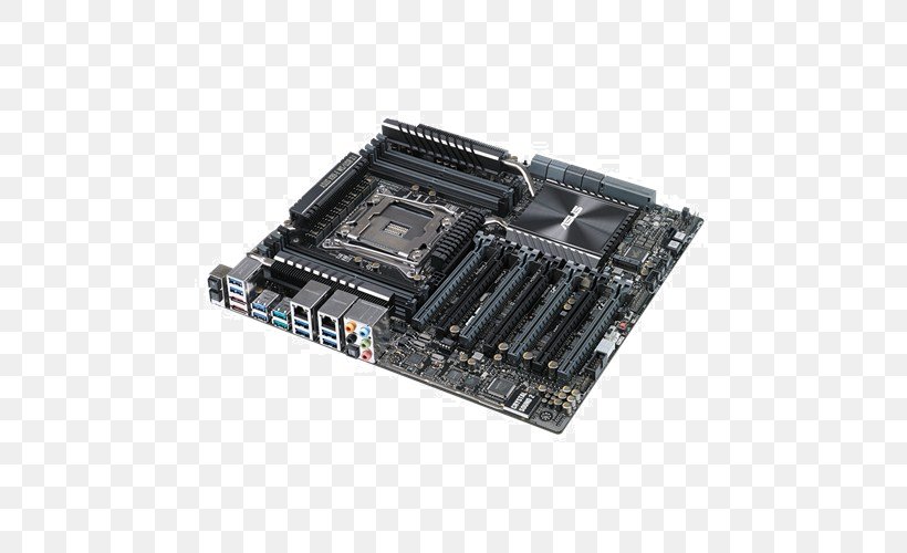 Intel X99 Laptop Motherboard ASUS X99-E WS/USB 3.1, PNG, 500x500px, Intel, Asus, Asus X99e, Asus X99e Ws, Computer Component Download Free