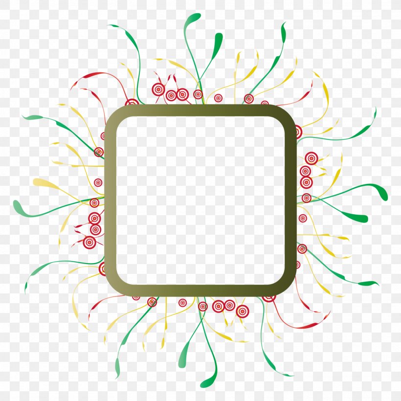 Picture Frames Flower Clip Art, PNG, 1561x1561px, Picture Frames, Area, Artwork, Flower, Green Download Free