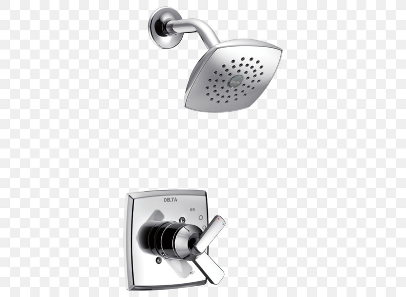 Pressure-balanced Valve Faucet Handles & Controls Shower Baths, PNG, 600x600px, Pressurebalanced Valve, Bathroom, Baths, Bathtub Accessory, Delta Faucet Company Download Free