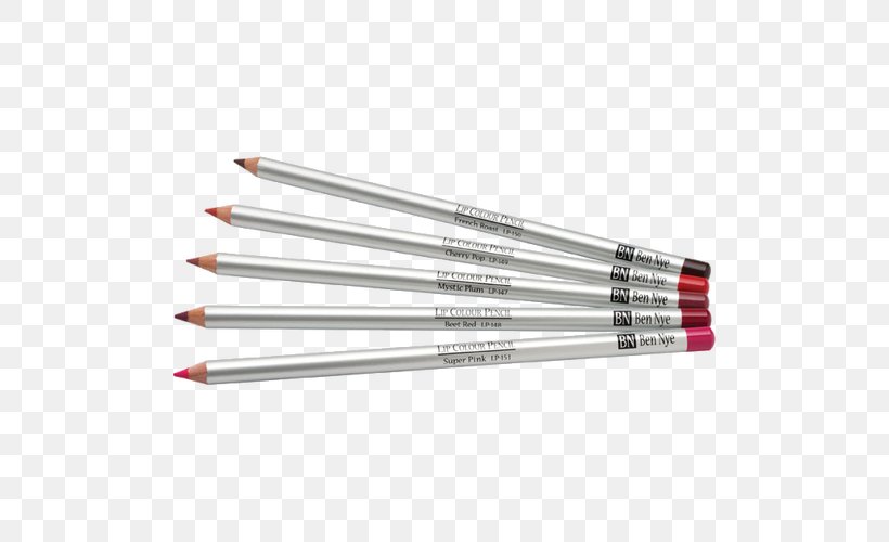 Colored Pencil Colored Pencil Lipstick, PNG, 500x500px, Pencil, Ball Pen, Ballpoint Pen, Ben Nye, Ben Nye Makeup Company Download Free