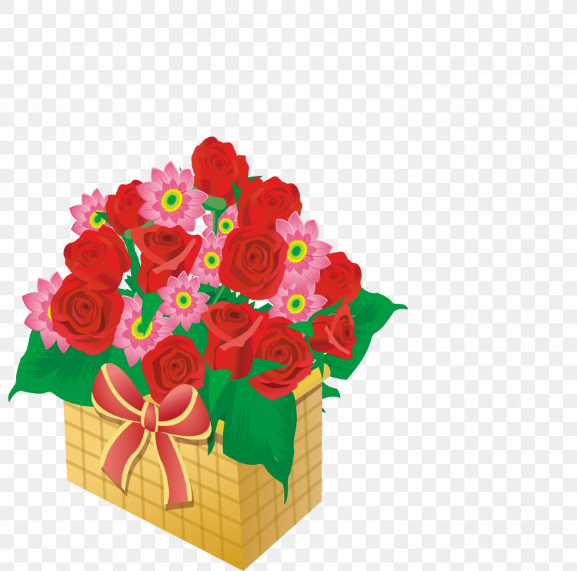 Flower Rose Clip Art, PNG, 2982x2954px, Flower, Cdr, Cut Flowers, Floral Design, Floristry Download Free