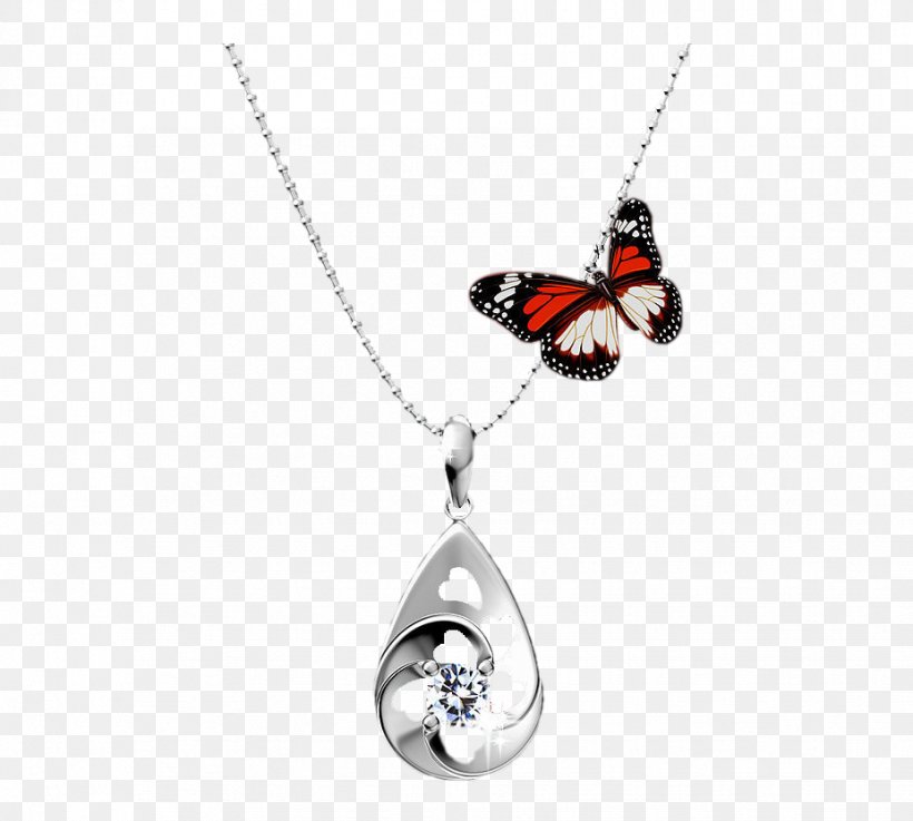 Locket Butterfly Earring Necklace, PNG, 927x834px, Locket, Amethyst, Body Jewelry, Butterfly, Crystal Download Free
