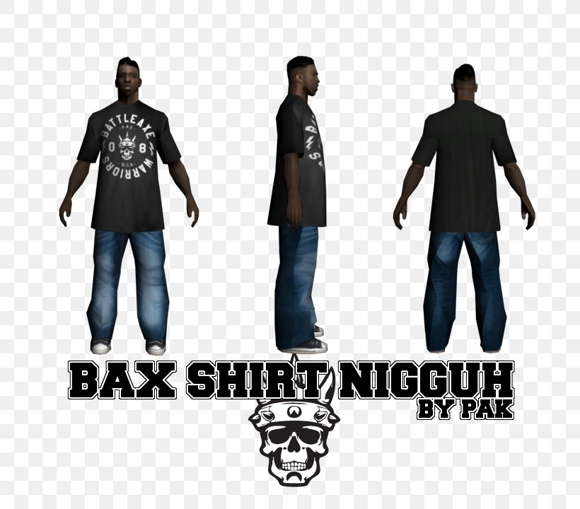 T-shirt Grand Theft Auto: San Andreas Clothing Outerwear Sleeve, PNG, 720x720px, Tshirt, Clothing, Denim, Grand Theft Auto, Grand Theft Auto San Andreas Download Free