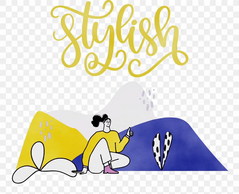 Logo Cartoon Style Fashion, PNG, 3000x2438px, Stylish, Cartoon, Drawing, Fashion, Logo Download Free