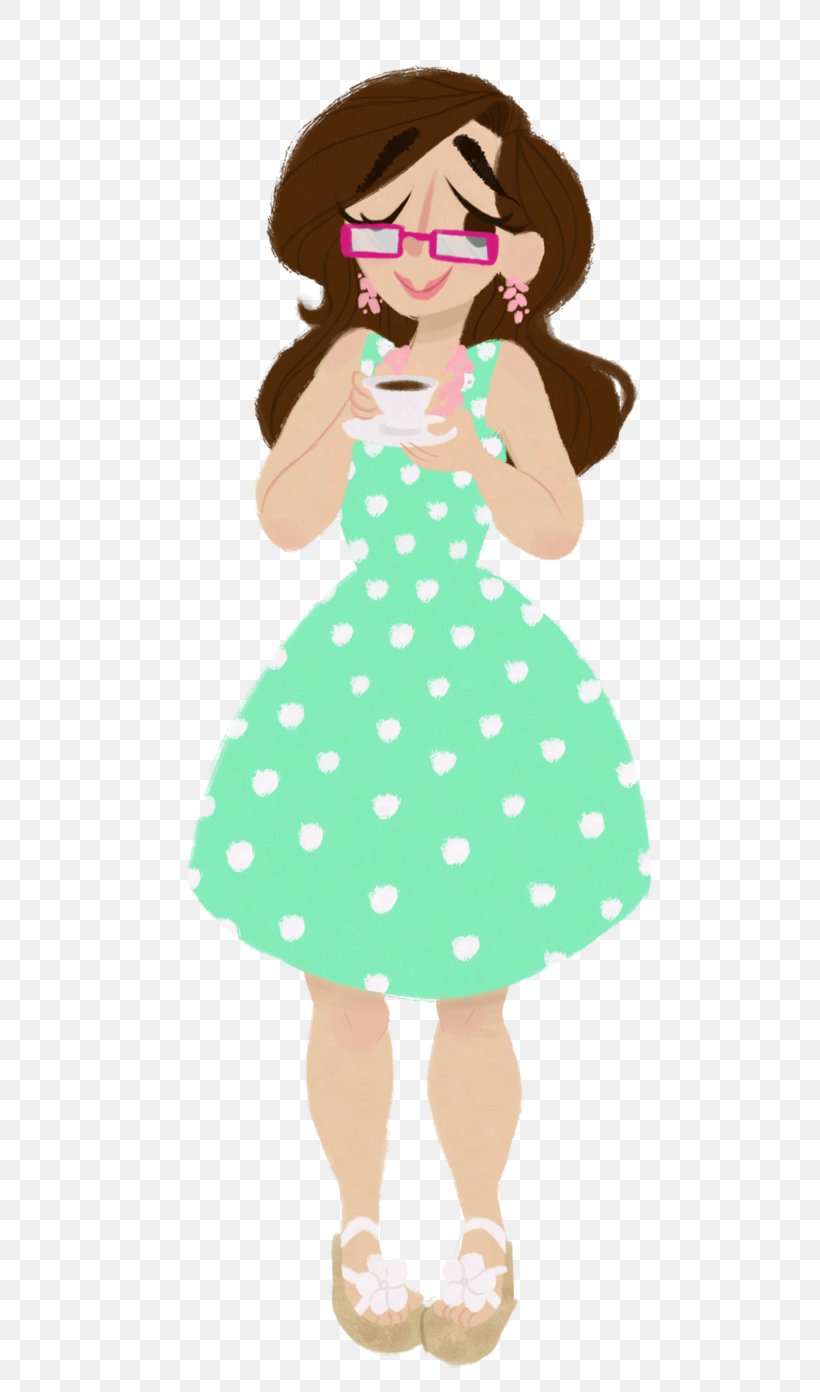 Polka Dot Dress Pink M Clip Art, PNG, 574x1392px, Watercolor, Cartoon, Flower, Frame, Heart Download Free