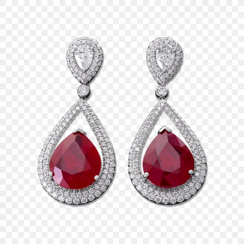 Ruby Earring Jewellery Gemstone Diamond, PNG, 1080x1080px, Ruby, Body Jewelry, Carat, Casket, Diamond Download Free