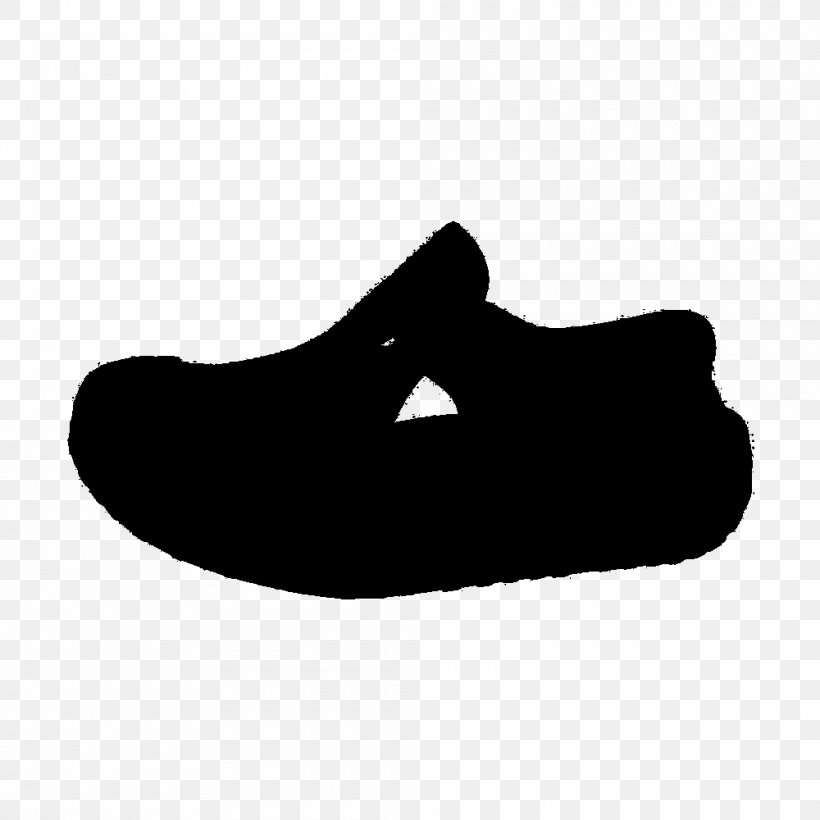 Slipper Shoe Clip Art Walking Product Design, PNG, 1000x1000px, Slipper, Athletic Shoe, Black, Black M, Blackandwhite Download Free