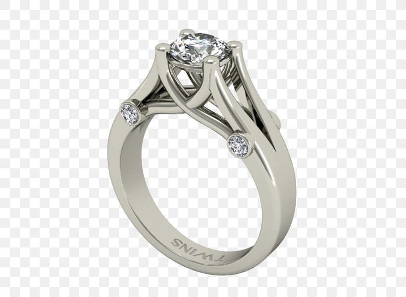 Wedding Ring Silver Engagement Ring Jewellery, PNG, 600x600px, Ring, Bitxi, Body Jewelry, Carat, Diamond Download Free