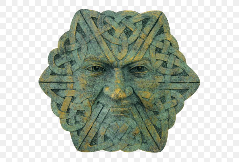 Green Man Stone Carving Celts Celtic Knot Face, PNG, 555x555px, Green Man, Artifact, Box, Carving, Celtic Knot Download Free