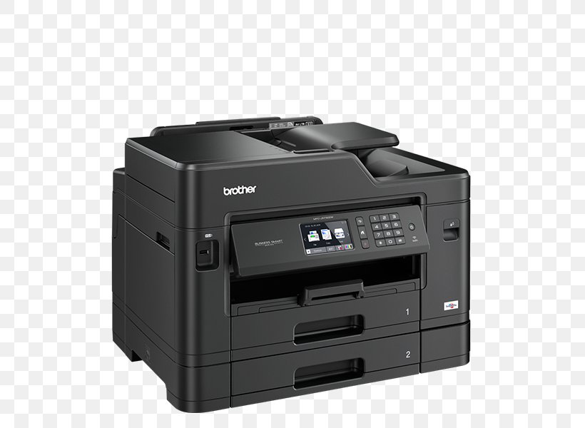 Multi-function Printer Inkjet Printing Image Scanner, PNG, 600x600px, Multifunction Printer, Automatic Document Feeder, Brother Industries, Color Printing, Copying Download Free