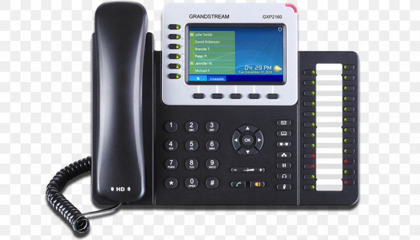 Grandstream Networks Grandstream GXP2160 VoIP Phone Telephone Voice Over IP, PNG, 857x491px, Grandstream Networks, Bluetooth, Business, Business Telephone System, Communication Download Free