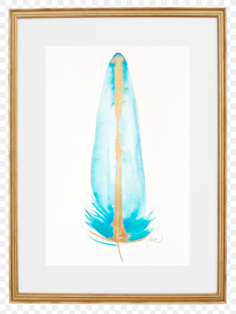 Picture Frames Feather, PNG, 2700x3600px, Picture Frames, Feather, Picture Frame, Turquoise, Wing Download Free
