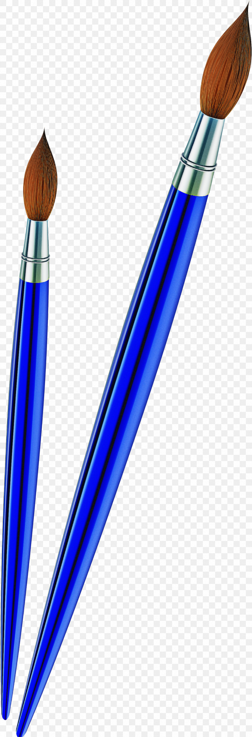 Brush Ball Pen Electric Blue Writing Implement Pen, PNG, 1183x3460px, Brush, Ball Pen, Electric Blue, Office Supplies, Pen Download Free