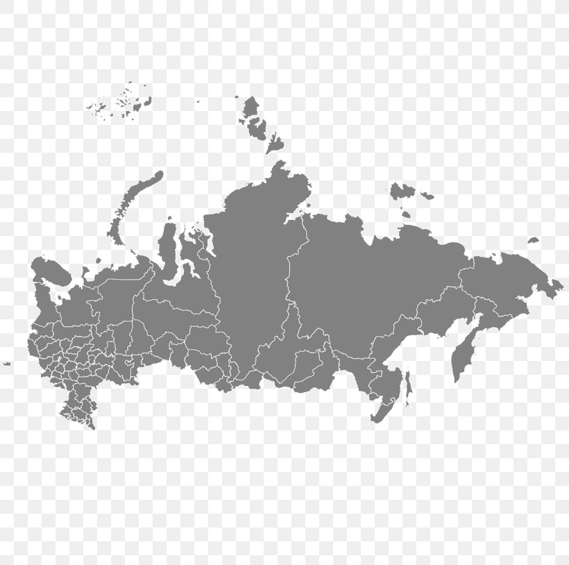 Russia Vector Graphics Vector Map Illustration, PNG, 814x814px, Russia, Black, Black And White, City Map, Map Download Free