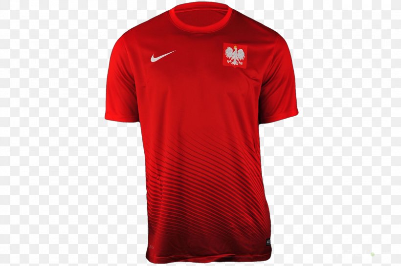 T-shirt UEFA Euro 2016 Poland National Football Team Sports Fan Jersey, PNG, 2128x1416px, Tshirt, Active Shirt, Blouse, Clothing, Football Download Free