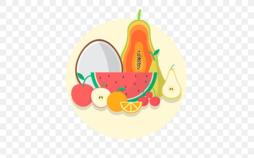 Fruit Watermelon Vegetarian Cuisine Vegetable Honeydew, PNG, 512x512px, Fruit, Apple, Calabaza, Cantaloupe, Cherries Download Free