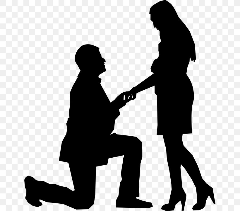 Valentine's Day Husband Marriage Proposal Romance, PNG, 653x720px, Valentine S Day, Black, Black And White, Boyfriend, Conversation Download Free