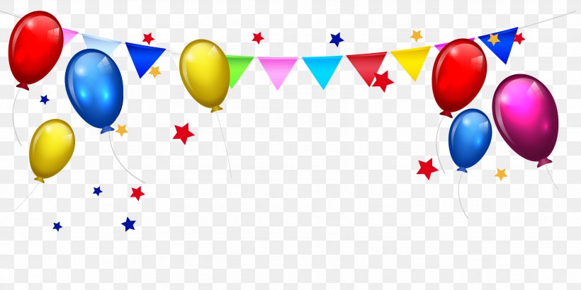 Birthday Cake Cartoon Clip Art, PNG, 3402x1701px, Birthday Cake, Balloon, Birthday, Clip Art, Greeting Note Cards Download Free