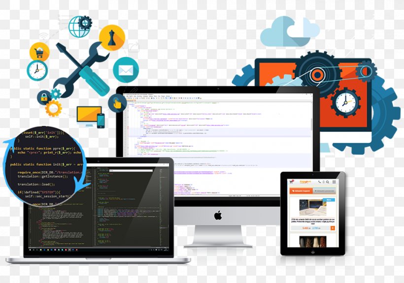 Web Development Web Design Search Engine Optimization Web Application Development, PNG, 961x674px, Web Development, Brand, Communication, Computer Monitor, Digital Marketing Download Free