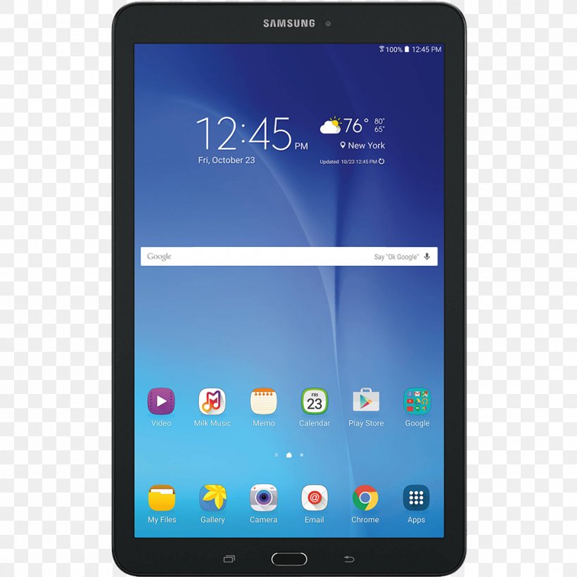 Samsung Galaxy Tab E 9.6 Android Wi-Fi Mobile Phones, PNG, 1000x1000px, Samsung, Android, Cellular Network, Communication Device, Computer Monitor Download Free