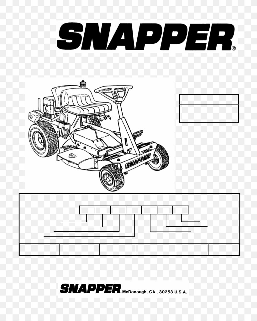 Snapper Inc. Lawn Mowers Riding Mower Zero-turn Mower MTD Products, PNG, 789x1021px, Snapper Inc, Area, Automotive Design, Automotive Tire, Black And White Download Free