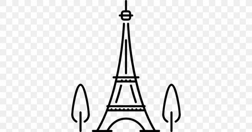 Eiffel Tower, PNG, 1200x630px, Eiffel Tower, Black, Black And White, Black M, Cartoon Download Free