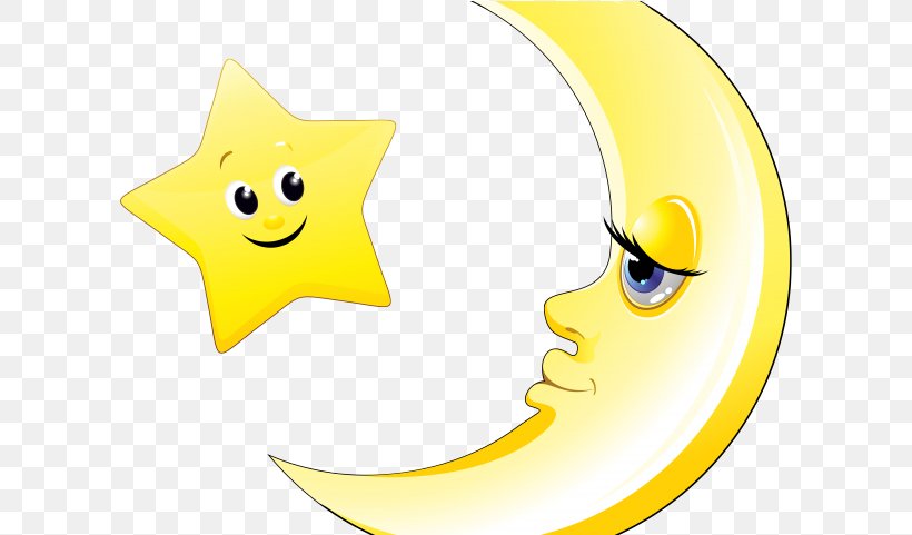 Moon Art, PNG, 605x481px, Moon, Cartoon, Crescent, Cuteness, Emoticon Download Free