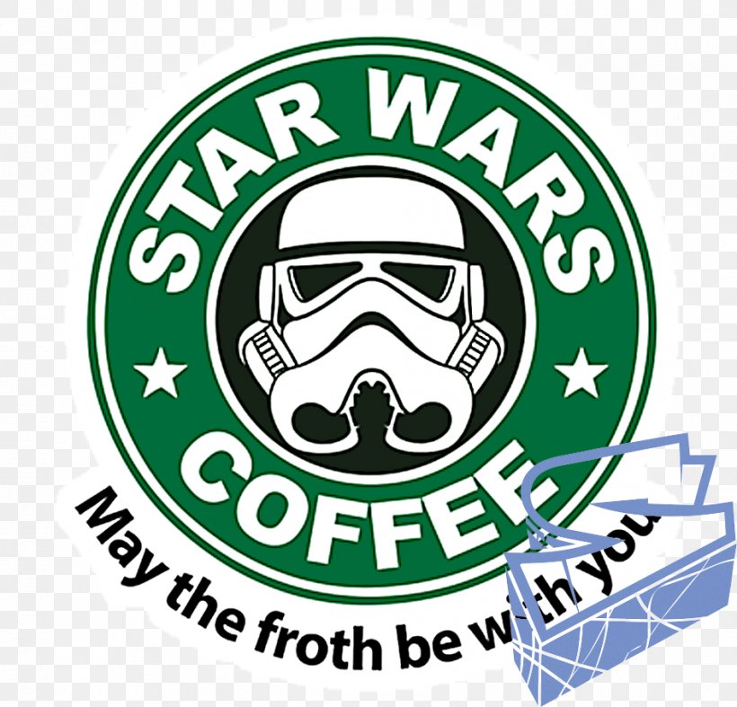 Organization Starbucks Stormtrooper Coffee Logo, PNG, 945x907px, Organization, Area, Brand, Coffee, Green Download Free