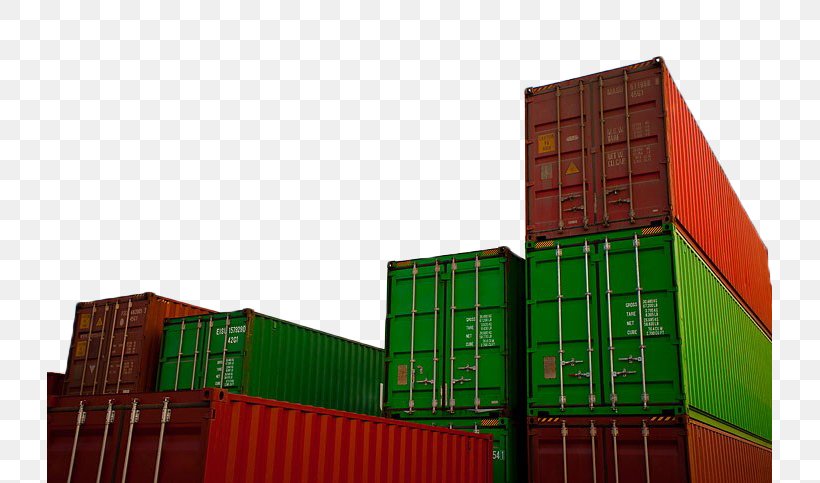 Intermodal Container Shipping Container Cargo Transport, PNG, 725x483px, Intermodal Container, Architecture, Building, Cargo, Container Port Download Free