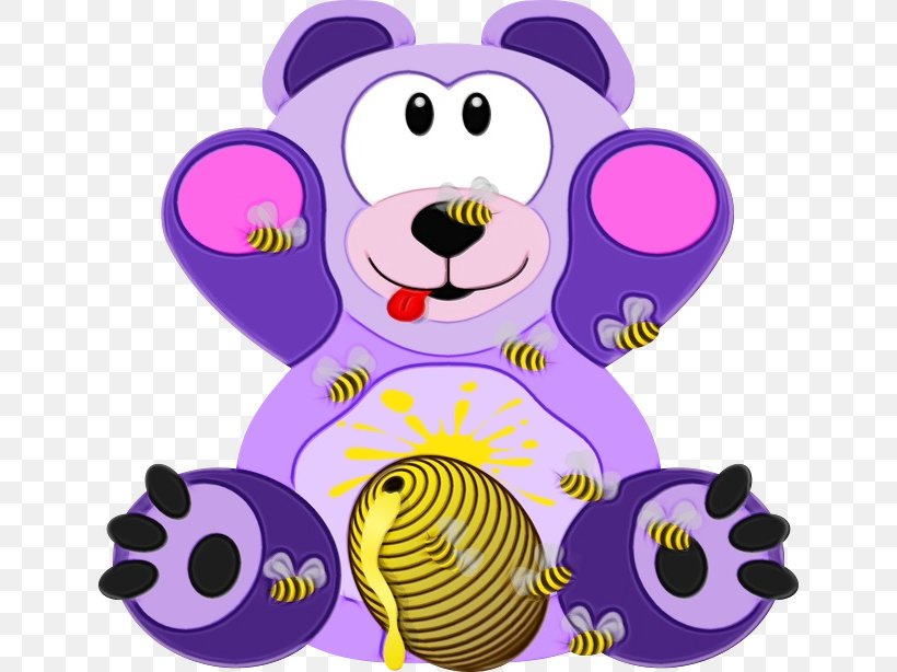Teddy Bear, PNG, 640x614px, Watercolor, Animal Figure, Baby Toys, Cartoon, Magenta Download Free