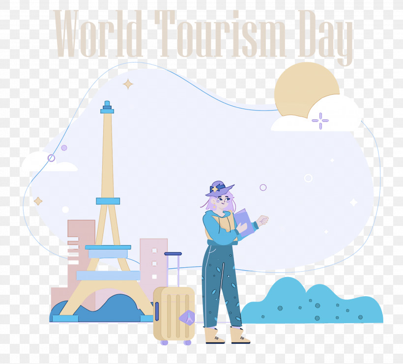World Tourism Day, PNG, 3000x2713px, World Tourism Day, Cartoon, Drawing, Line, Logo Download Free