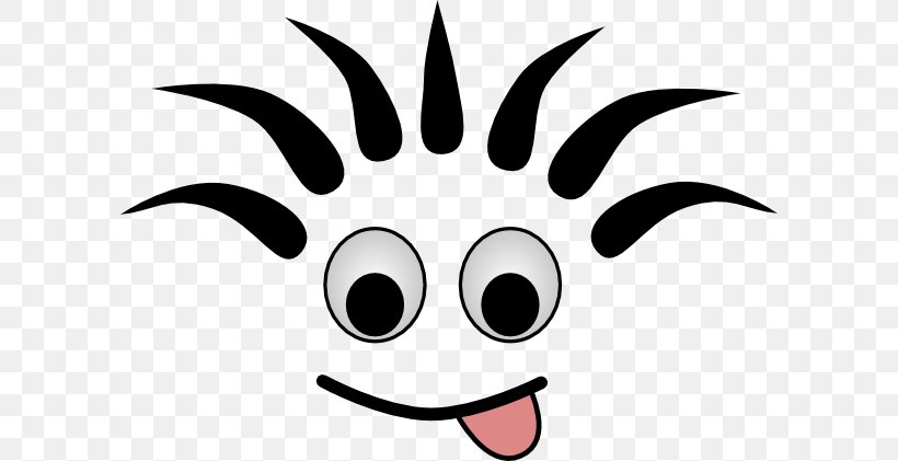Cartoon Smiley Face Clip Art, PNG, 600x421px, Cartoon, Animated Cartoon, Animation, Black And White, Face Download Free