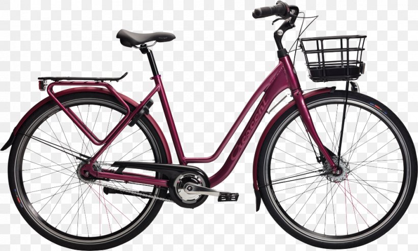 Electric Bicycle Crescent Racing Bicycle Hybrid Bicycle, PNG, 997x600px, Bicycle, Bicycle Accessory, Bicycle Commuting, Bicycle Drivetrain Part, Bicycle Frame Download Free