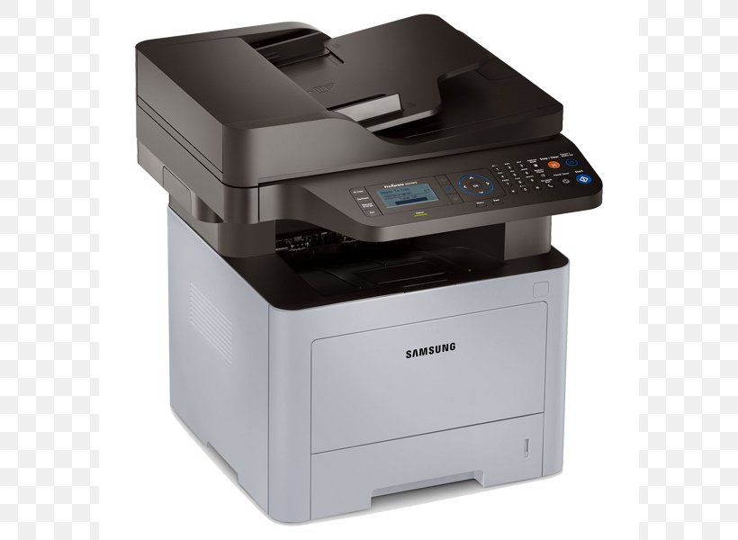 Samsung ProXpress M3370 Multi-function Printer Duplex Printing, PNG, 800x600px, Samsung Proxpress M3370, Automatic Document Feeder, Computer Memory, Dots Per Inch, Duplex Printing Download Free